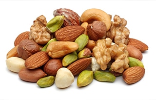 Raw nuts seed